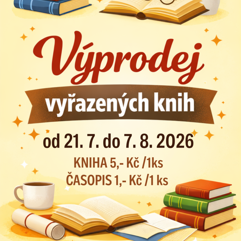 Prázdninový výprodej vyřazených knih